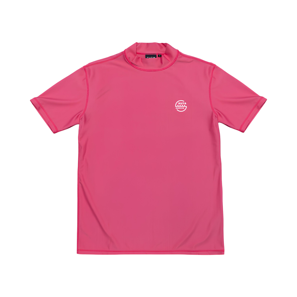 【MUTA】クールタッチ モックネックシャツ PINK レディース S M (MUT-MMMK446206)