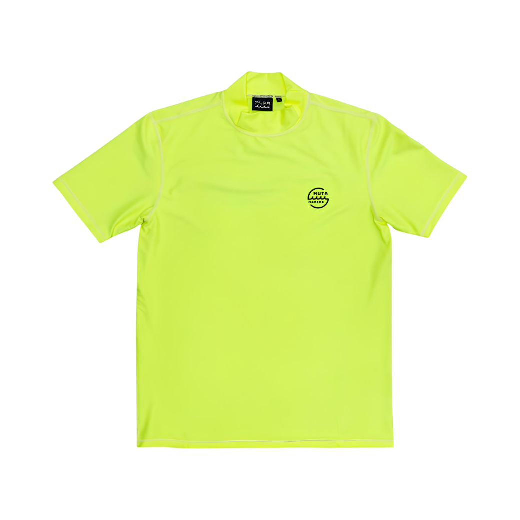 【MUTA】クールタッチ モックネックシャツ YELLOW M (MUT-MMMK446206)