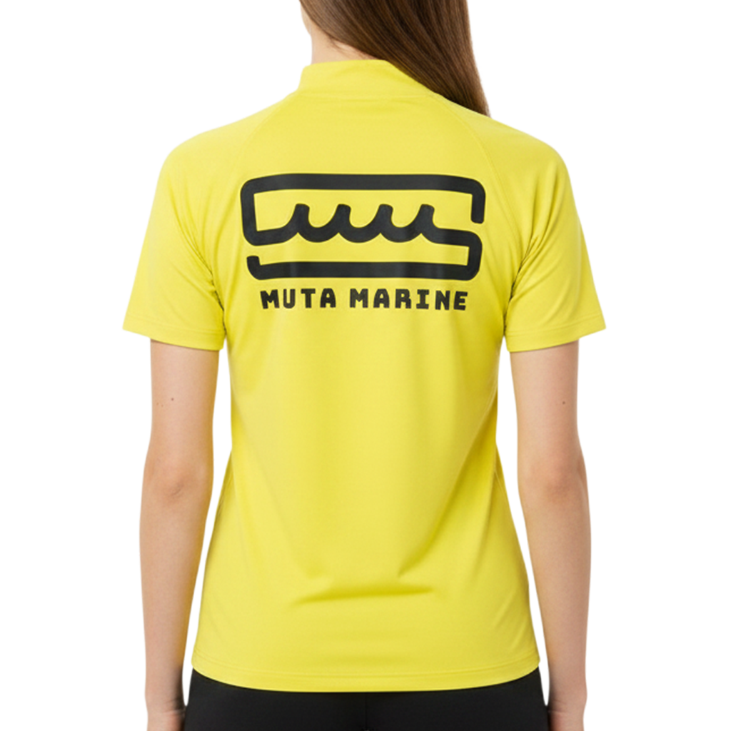 【MUTA】モックネックシャツ YELLOW レディース WF (MUT-MMTK439007)