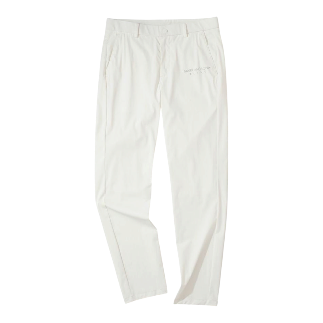 【MARK&LONA】Aero Flex Tapered Trousers メンズ ロングパンツ WHITE(MAL-MXM5AAT01)