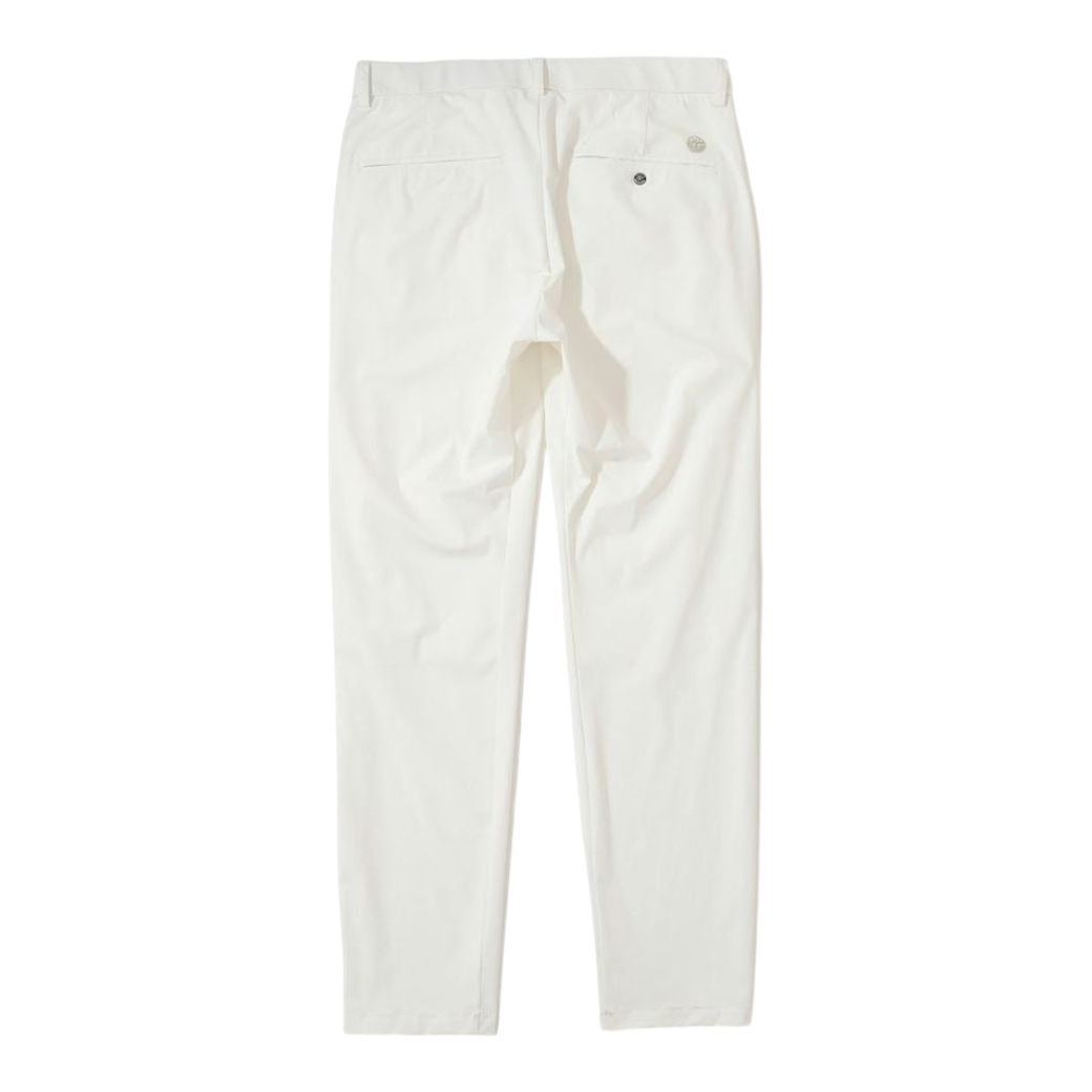 【MARK&LONA】Aero Flex Tapered Trousers メンズ ロングパンツ WHITE(MAL-MXM5AAT01)