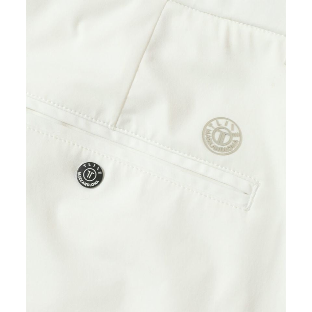 【MARK&LONA】Aero Flex Tapered Trousers メンズ ロングパンツ WHITE(MAL-MXM5AAT01)