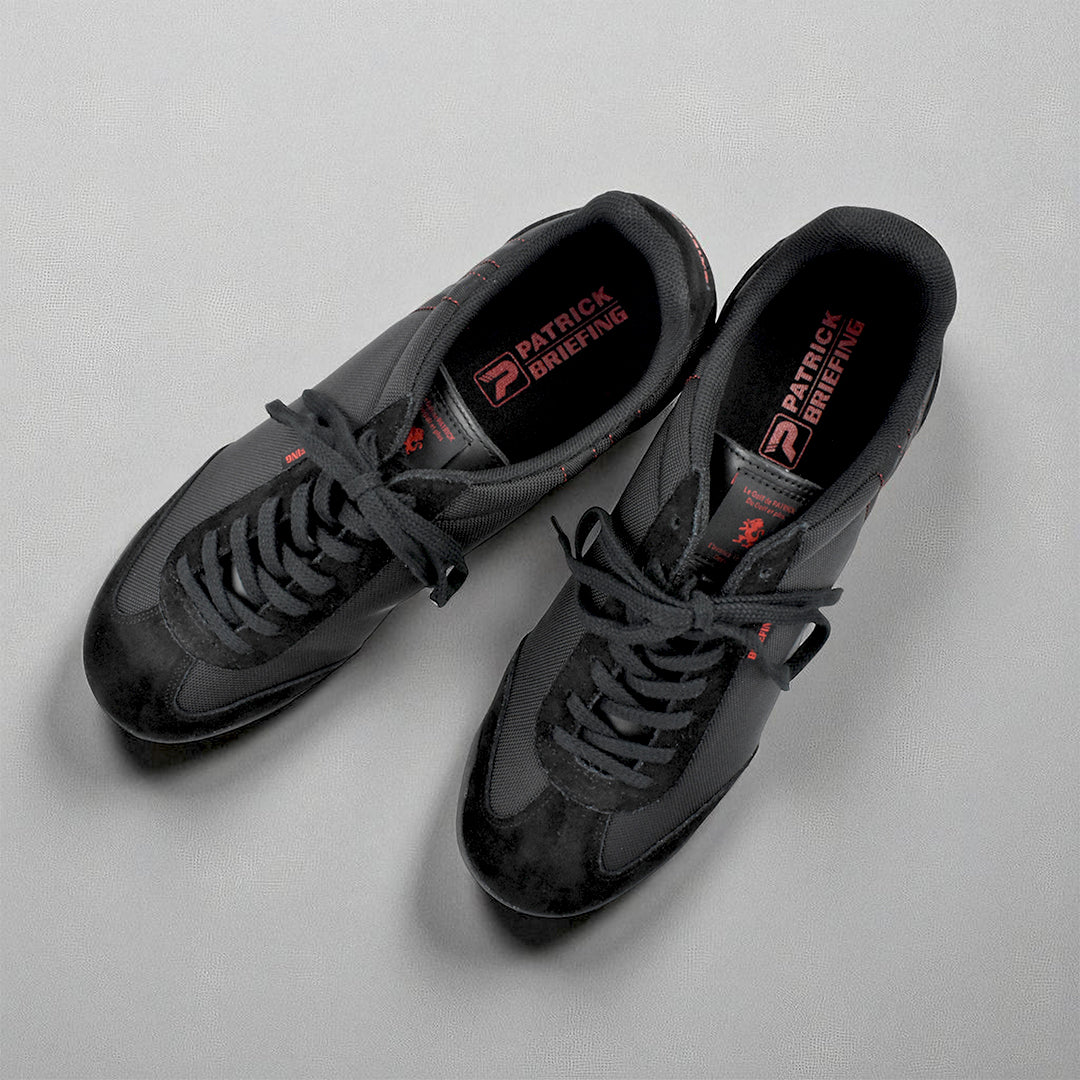 【PATRICK】 ×【 BRIEFING】のコラボシューズ BLACK 5サイズ展開