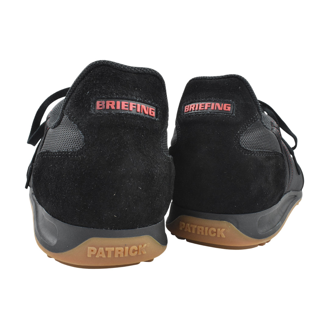 【PATRICK】 ×【 BRIEFING】のコラボシューズ BLACK 5サイズ展開