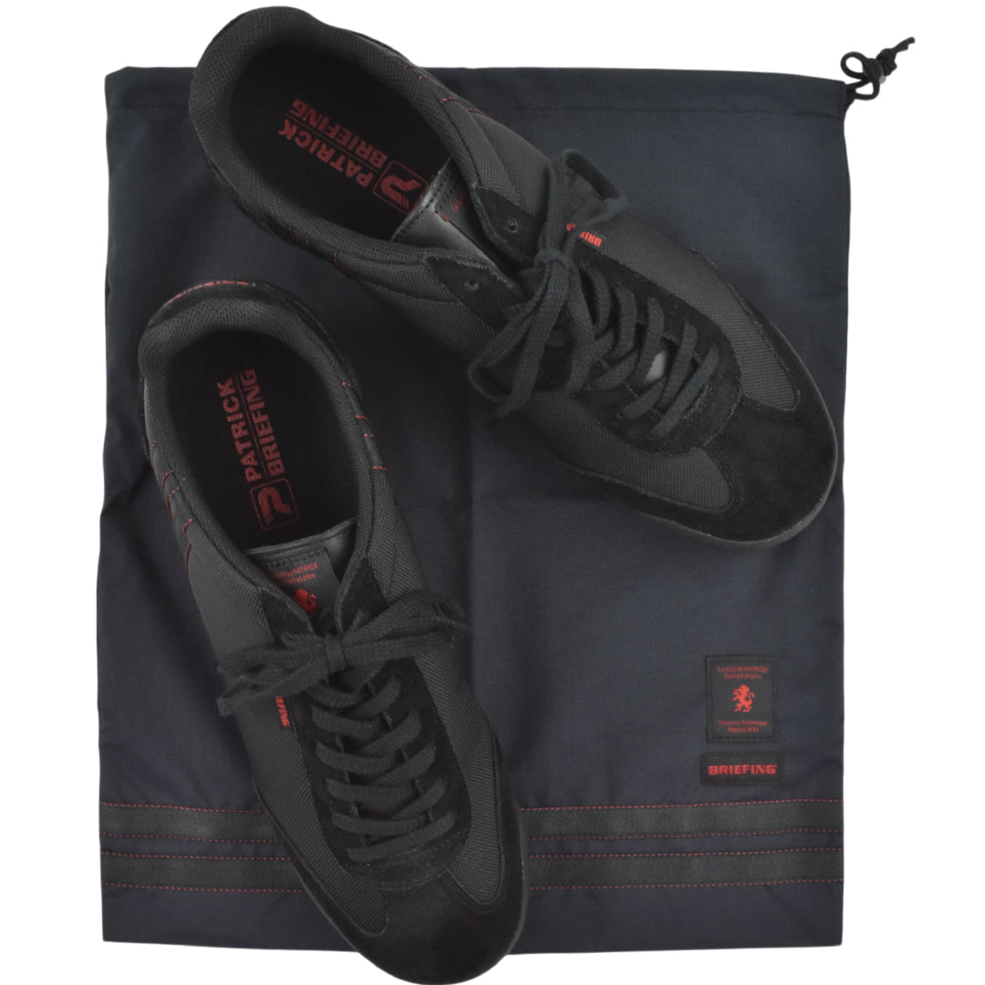 【PATRICK】 ×【 BRIEFING】のコラボシューズ BLACK 5サイズ展開