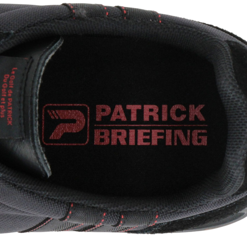 【Le Golf de PATRICK× BRIEFING】BG2501 LIVERPOOL/BRIEFING ゴルフシューズ BLACK(PAT-BG2501)