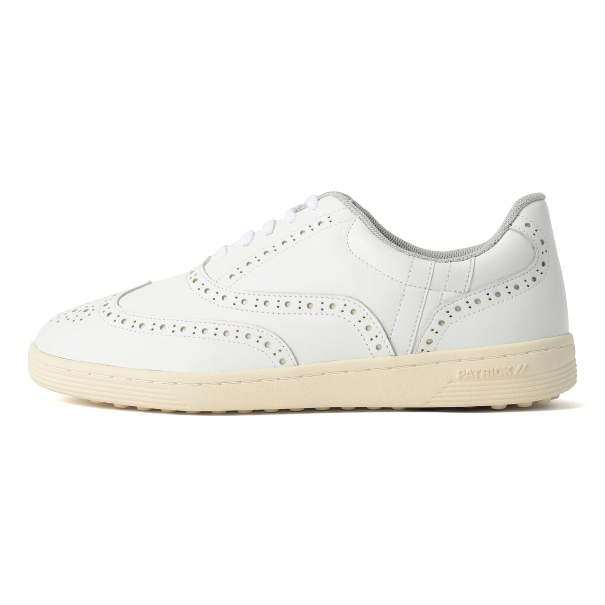 【PATRICK】メンズ ロアンヌカップ レザー ROANNE-CP/L WHT(PAT-G3400)