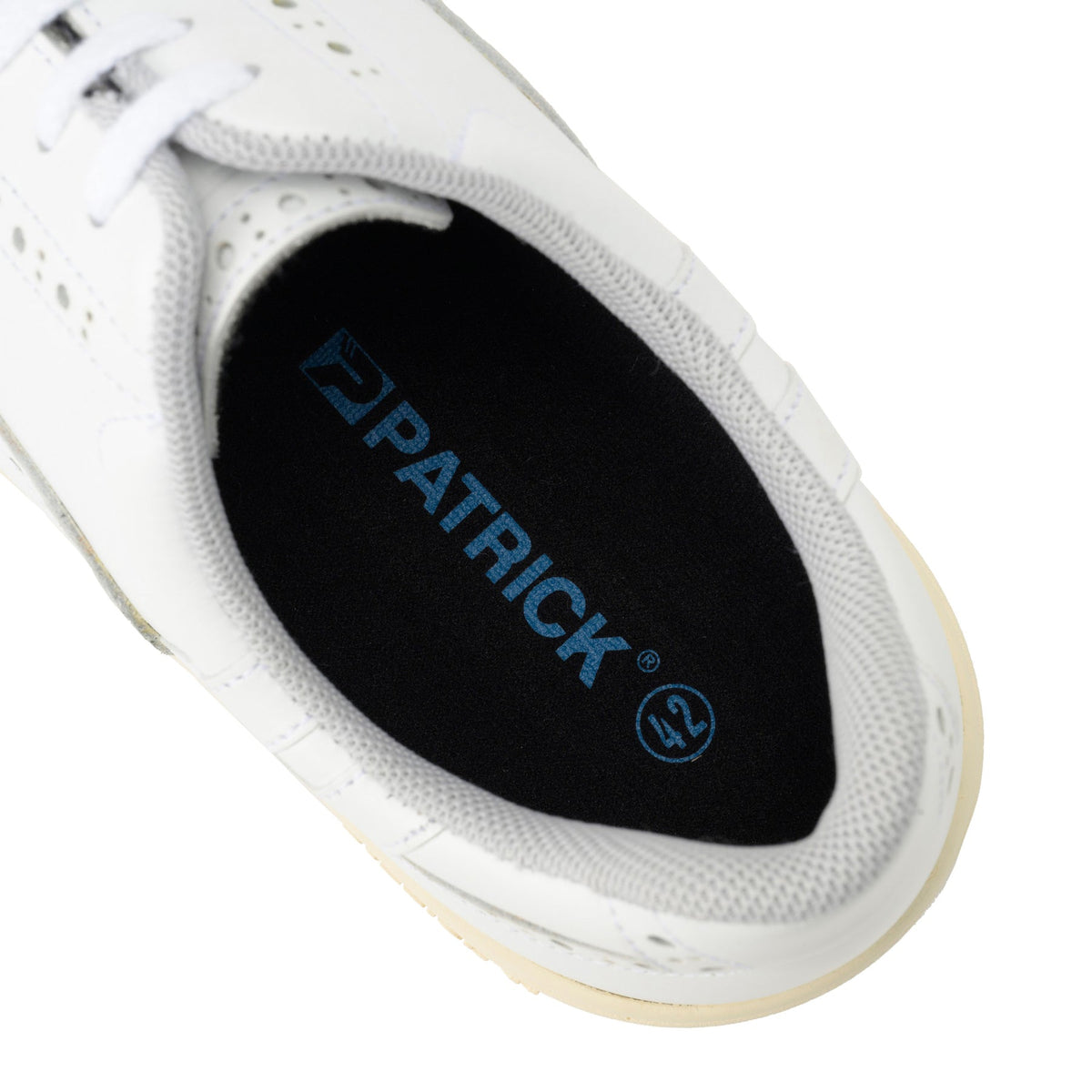 【PATRICK】メンズ ロアンヌカップ レザー ROANNE-CP/L WHT(PAT-G3400)