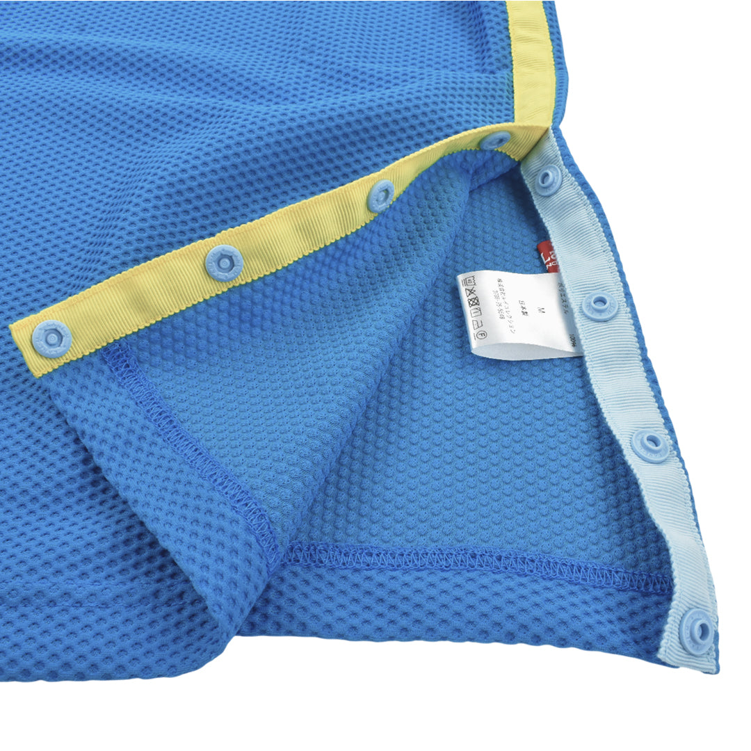 【Ritmo Latino MILANO】2025ss リトモラティーノ モック半袖シャツ メッシュ BLUE (RLT-RL01)