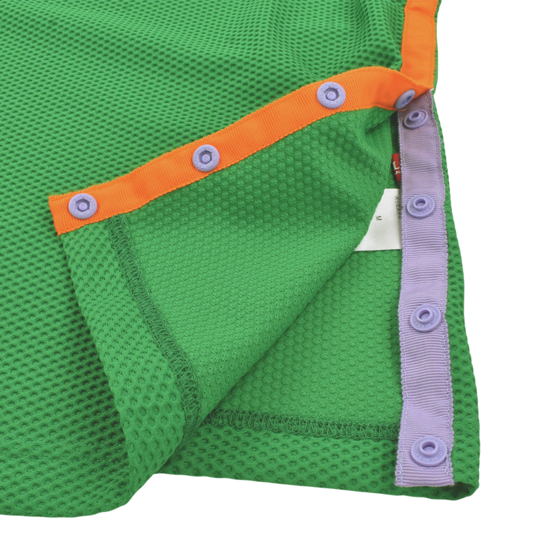 【Ritmo Latino MILANO】2025ss リトモラティーノ モック半袖シャツ メッシュ GREEN (RLT-RL01)
