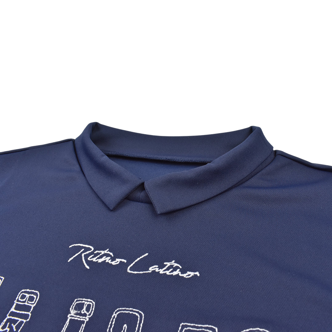 【Ritmo Latino MILANO】2025ss リトモラティーノ 半袖ポロシャツ NAVY (RLT-RL02)