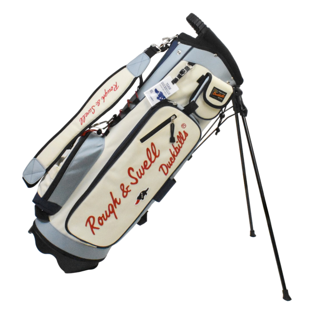 【EVEN8月号掲載】rough&swell MOUNTAIN CADDY キャディバッグ IVORY (ROU-RSA26014)