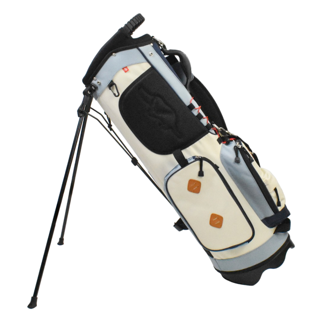 【EVEN8月号掲載】rough&swell MOUNTAIN CADDY キャディバッグ IVORY (ROU-RSA26014)