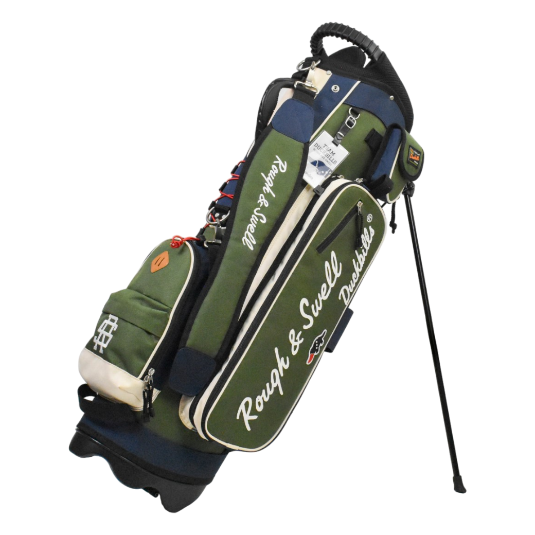 【rough&swell】MOUNTAIN CADDY キャディバッグ OLIVE (ROU-RSA26014)