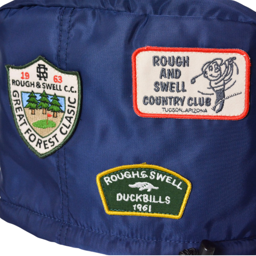 【rough&swell】PATCH IRON COVER NAVY(ROU-RSA26214)