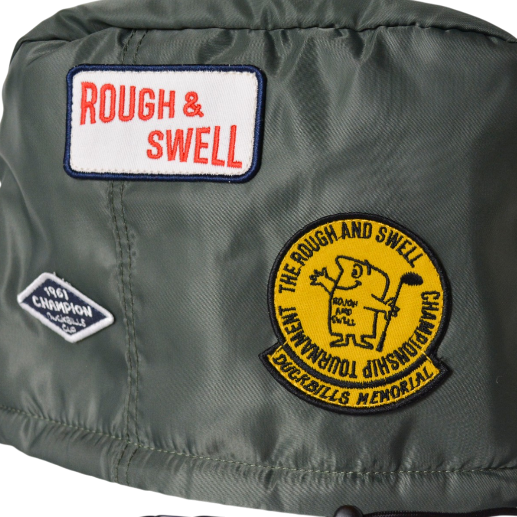【rough&swell】PATCH IRON COVER OLIVE(ROU-RSA26214)