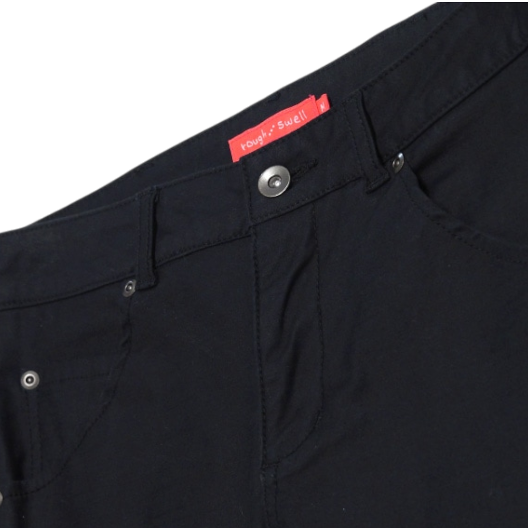 【rough&swell】ANTONIO PANTS W. BLACK(WOMAN)(ROU-RSL24225)
