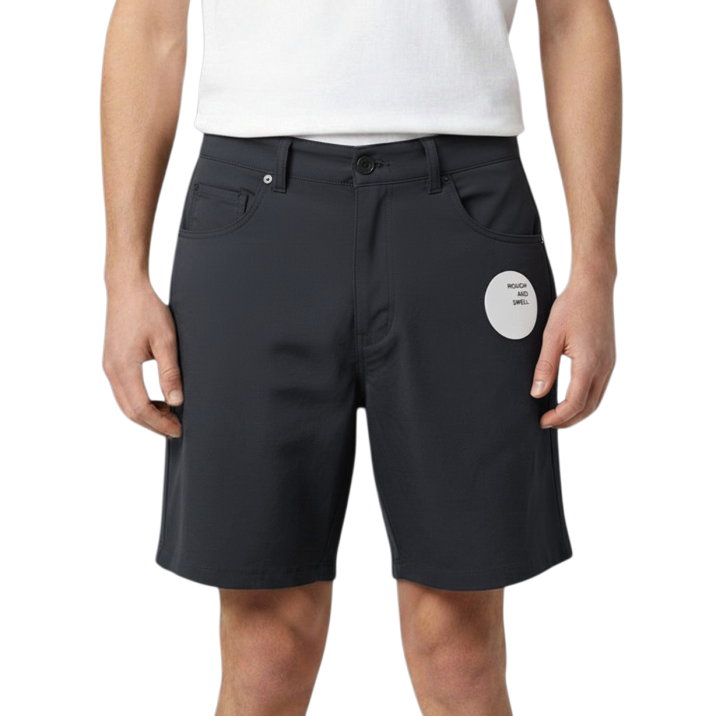 rough&swell】MOON SHORTS ショートパンツ BLACK XL (ROU-RSM24066)