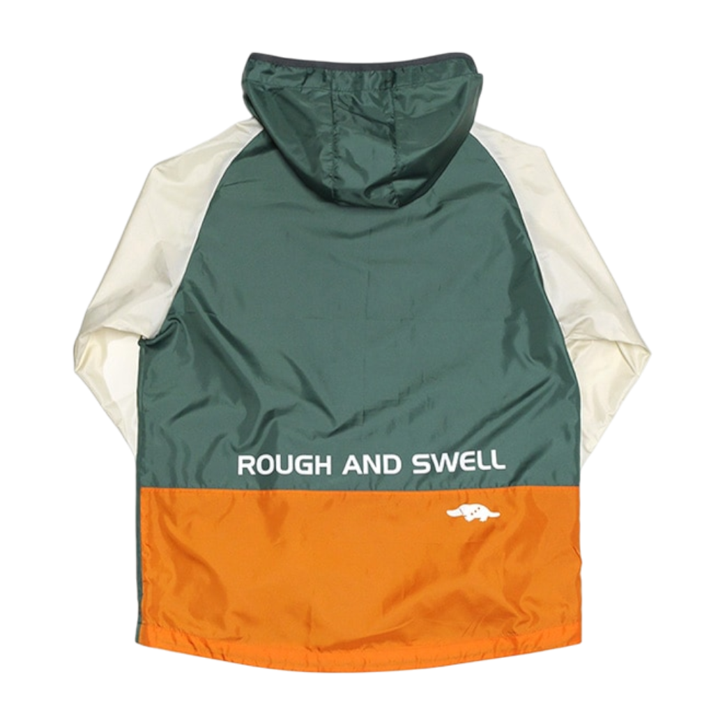 【rough&swell】MULTI COLOR HOODIE GREEN XL (ROU-RSM25048)