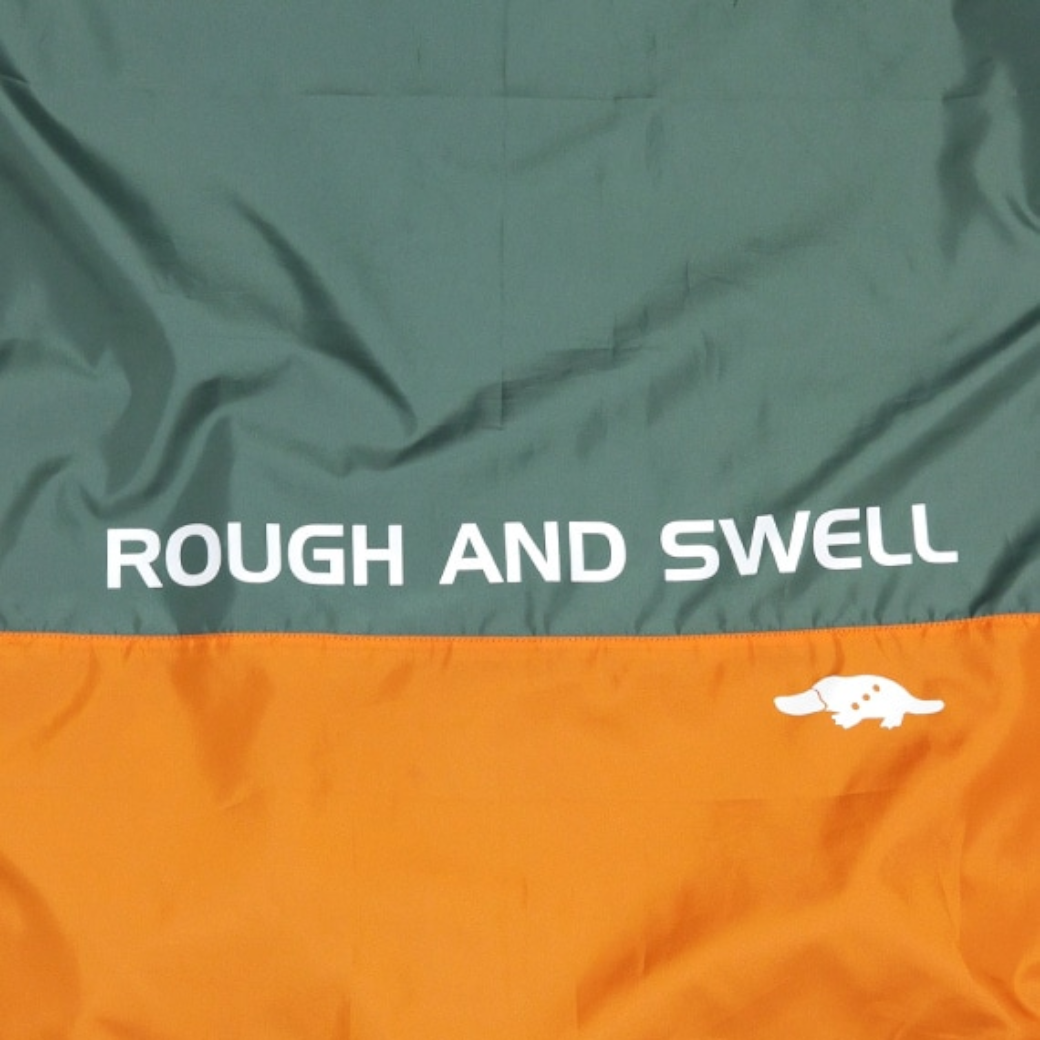 【rough&swell】MULTI COLOR HOODIE GREEN XL (ROU-RSM25048)