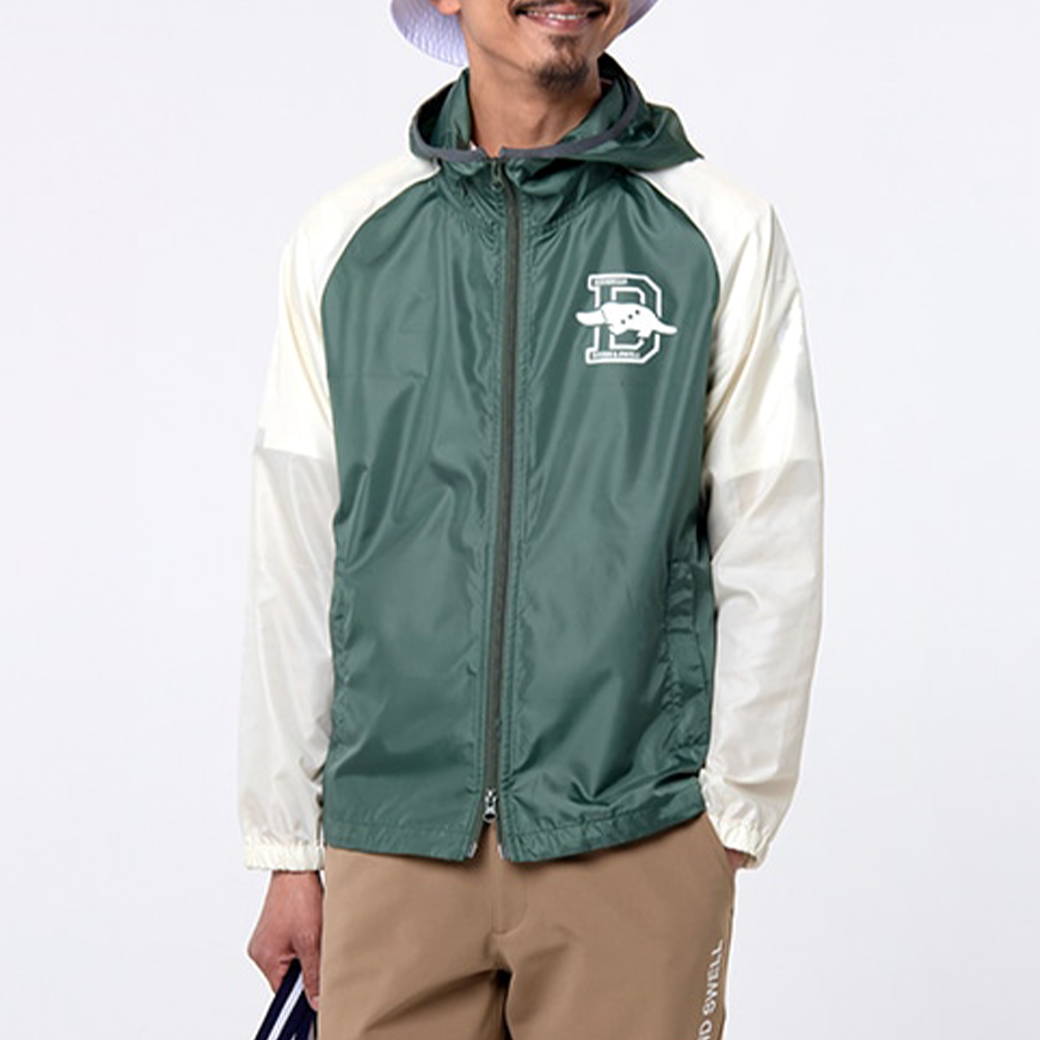 【rough&swell】MULTI COLOR HOODIE GREEN XL (ROU-RSM25048)
