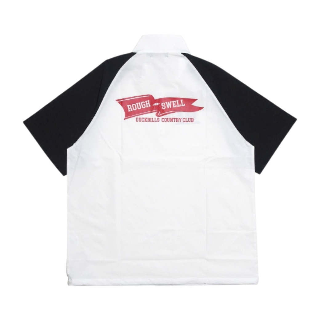 【rough&swell】RS FLAG PULLOVER モックネック WHITE M (ROU-RSM25049)