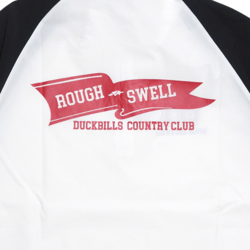 【rough&swell】RS FLAG PULLOVER モックネック WHITE M (ROU-RSM25049)