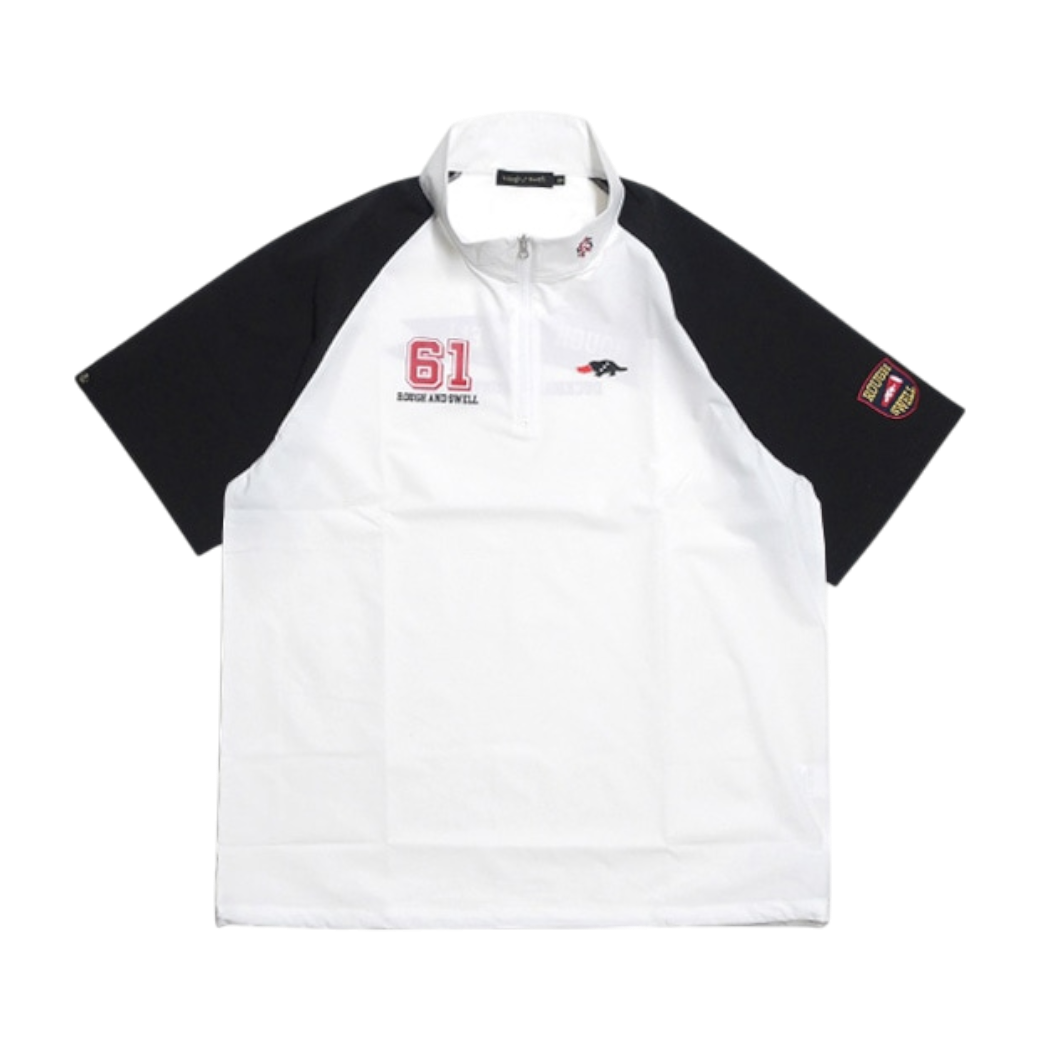 【rough&swell】RS FLAG PULLOVER モックネック WHITE M (ROU-RSM25049)