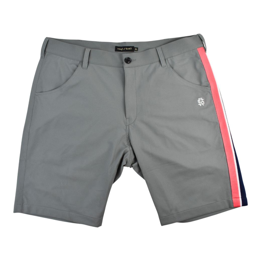 【rough&swell】SIDE LINE SHORTS ショートパンツ GRAY XL (ROU-RSM25064)