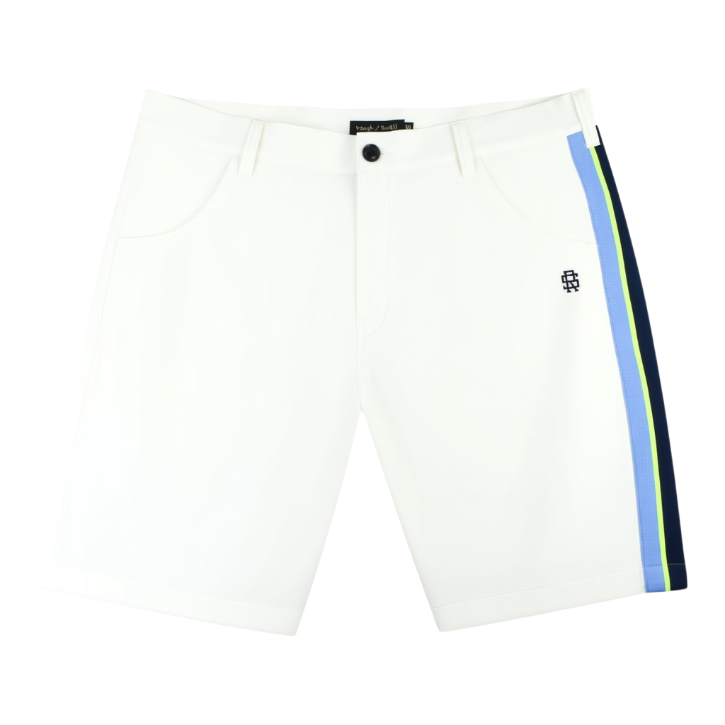 【rough&swell】SIDE LINE SHORTS ショートパンツ WHITE XL (ROU-RSM25064)