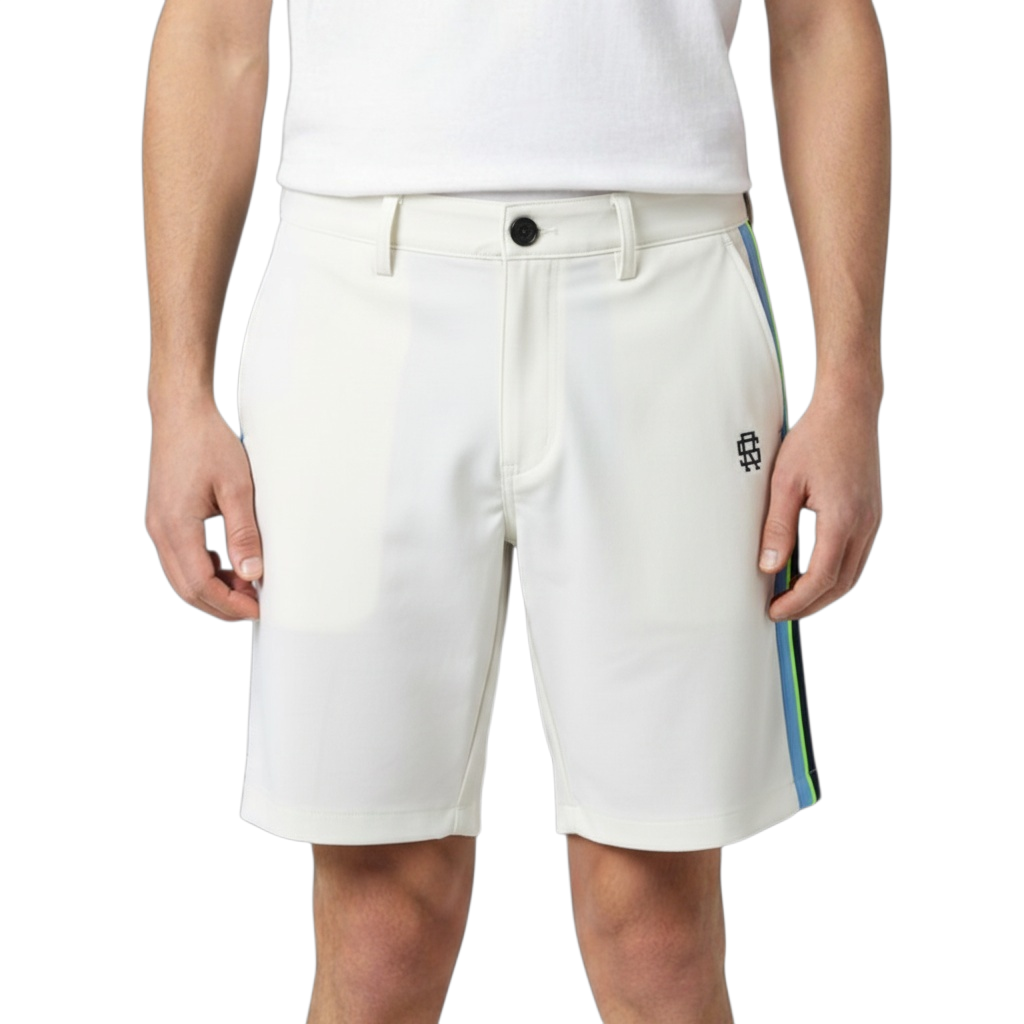 rough&swell】SIDE LINE SHORTS ショートパンツ WHITE XL (ROU-RSM25064)