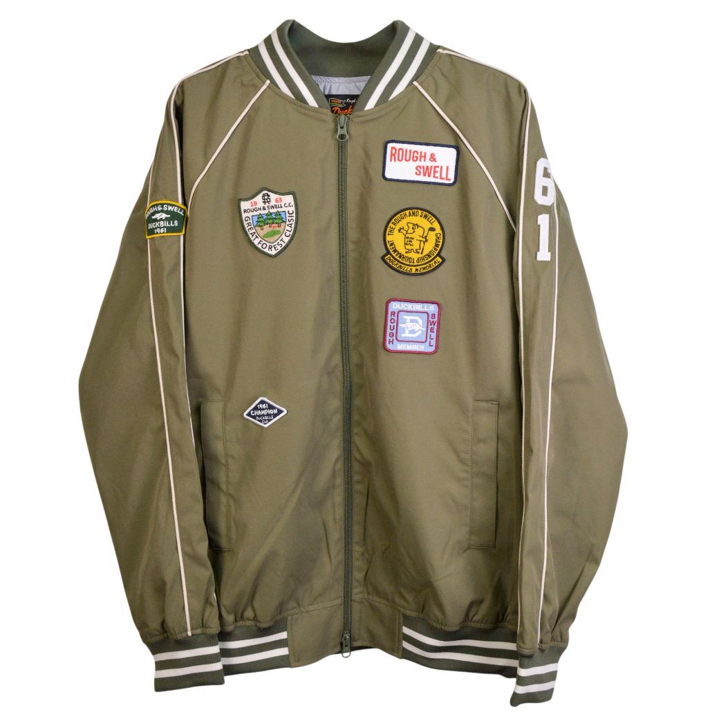 NEW!2026AW 【rough&swell】DUCKBILLS PATCH JACKET OLIVE(ROU-RSM26246)