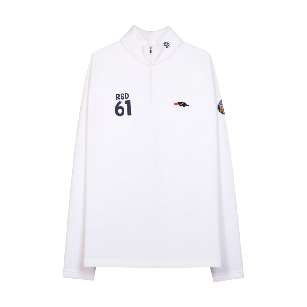 【rough&swell】HANG OUT ZIP HOT MOCK WHITE(ROU-RSM25220)