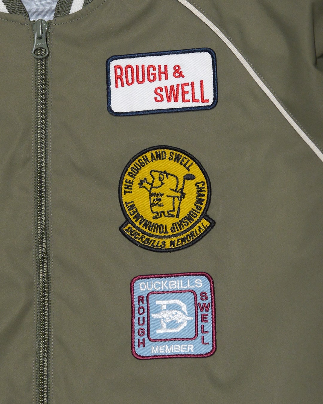 2026AW 【rough&swell】DUCKBILLS PATCH JACKET OLIVE(ROU-RSM26246)
