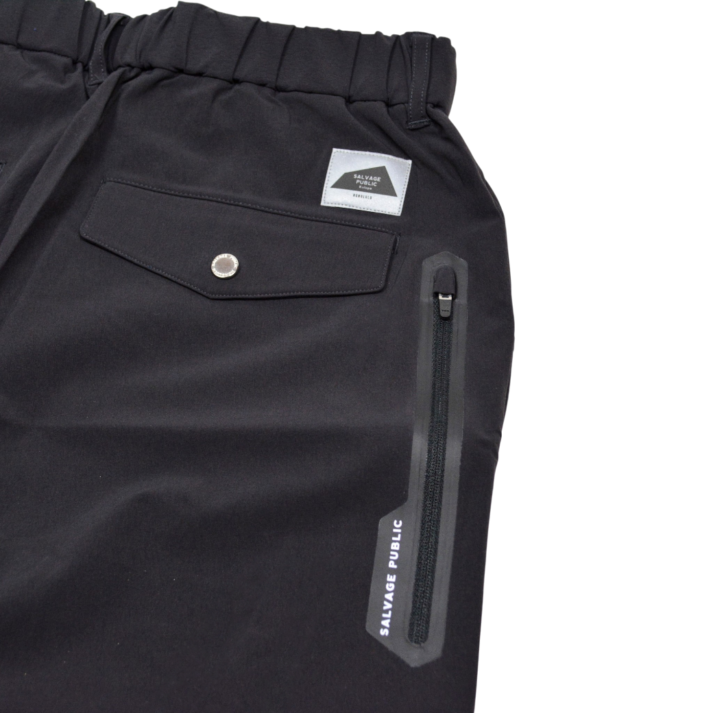 【SALVAGE PUBLIC】Makani Shorts ショートパンツ BLACK S(SAP-SVKA4003)