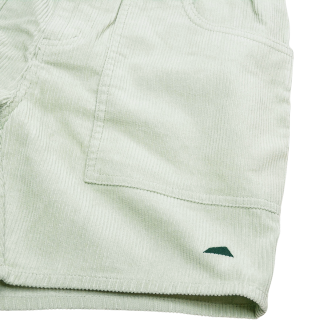 【SALVAGE PUBLIC】Uka Corduroy (8W) Shorts ルーズフィット コーデュロイ ショートパンツ Sage S(SAP-SVKS3023)