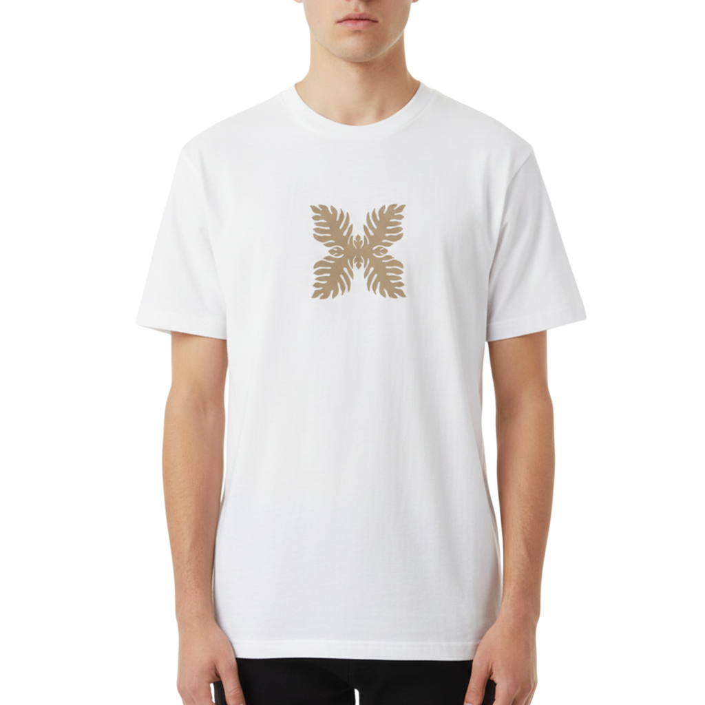 【SALVAGE PUBLIC】short sleeve tee クルーネック Tシャツ ホワイト M(SAP-SPSV4SS023)