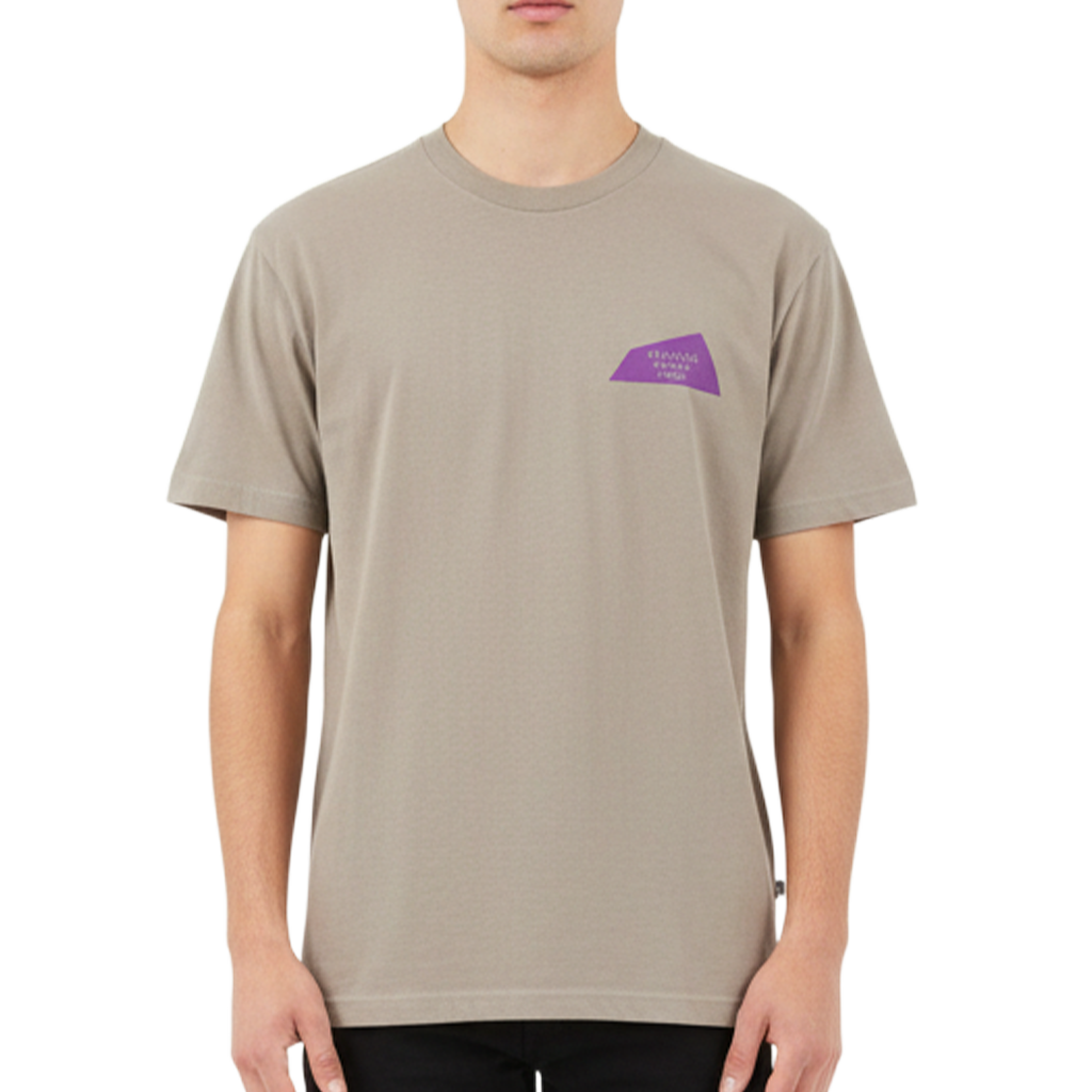 【SALVAGE PUBLIC】クルーネック Tシャツ グレージュ S(SAP-SPSV4SS028)