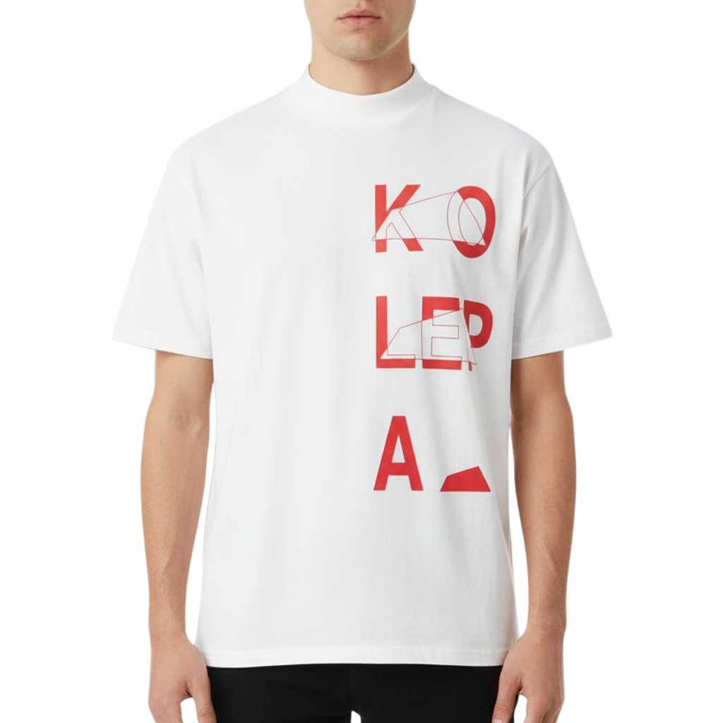 【SALVAGE PUBLIC】Haku knit Mockneck KOLEPA Tシャツ ホワイト M L(SAP-SVKA3011)