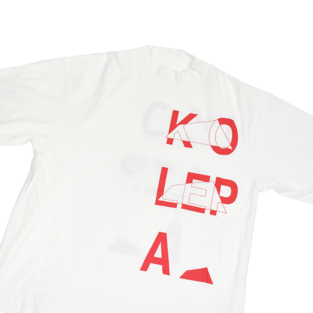 【SALVAGE PUBLIC】Haku knit Mockneck KOLEPA Tシャツ ホワイト M L(SAP-SVKA3011)
