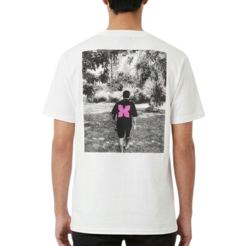 【SALVAGE PUBLIC】AINA crewneck Tee クルーネック Tシャツ ホワイト S(SAP-SVKA3009)