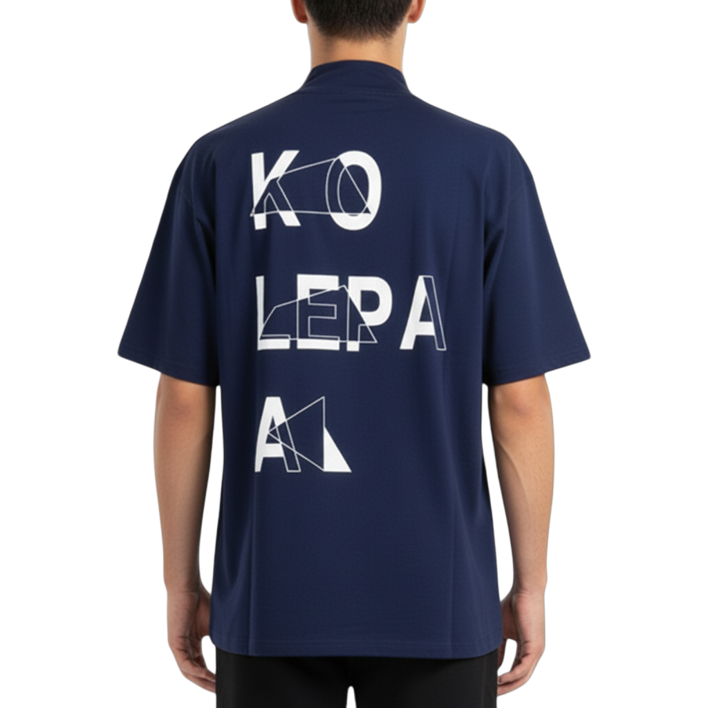 【SALVAGE PUBLIC】Haku knit Mockneck KOLEPA Tシャツ ネイビー S M(SAP-SVKA3011)