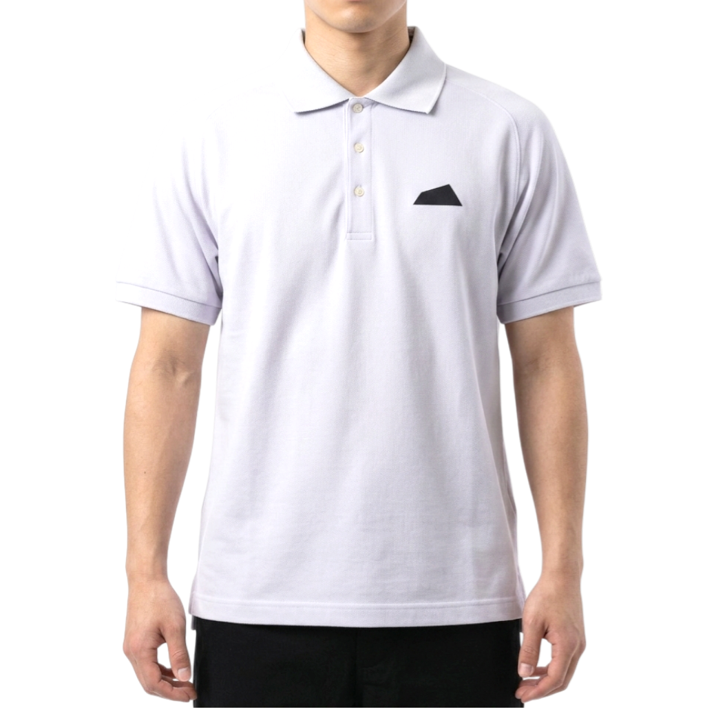 【SALVAGE PUBLIC】バックプリント ポロシャツ ホワイト S M L(SAP-SVKS3018)