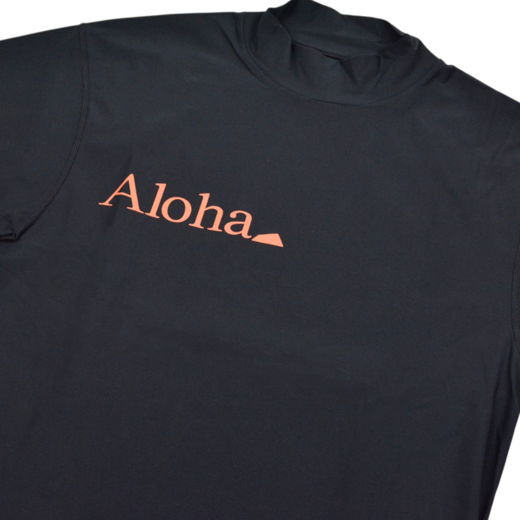 【SALVAGE PUBLIC】モックネック Tシャツ ブラック S(SAP-SVKS3027)