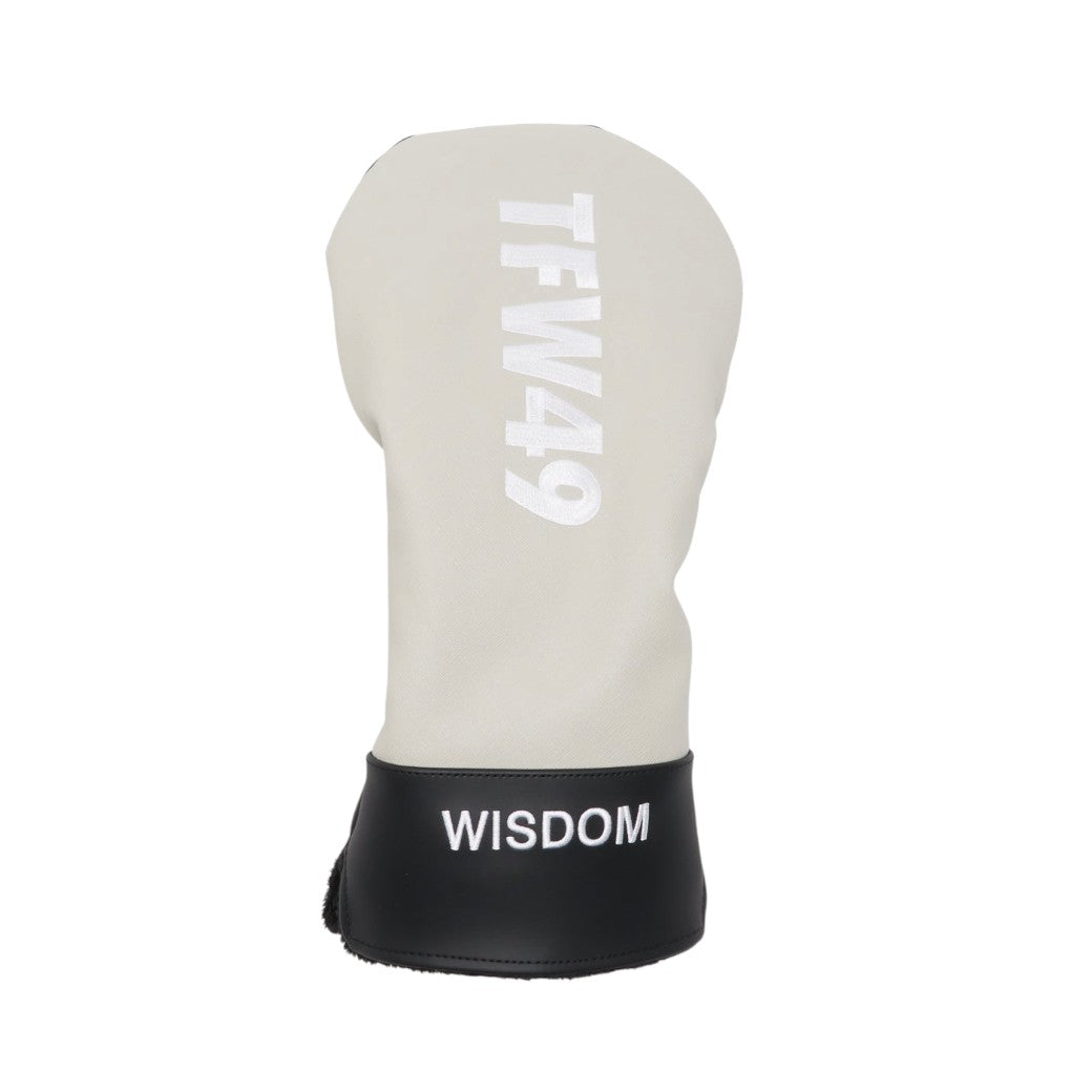 【TFW49】LEATHER HEAD COVER # ヘッドカバー DR BLKxGREIGE(TFW-T132610005)