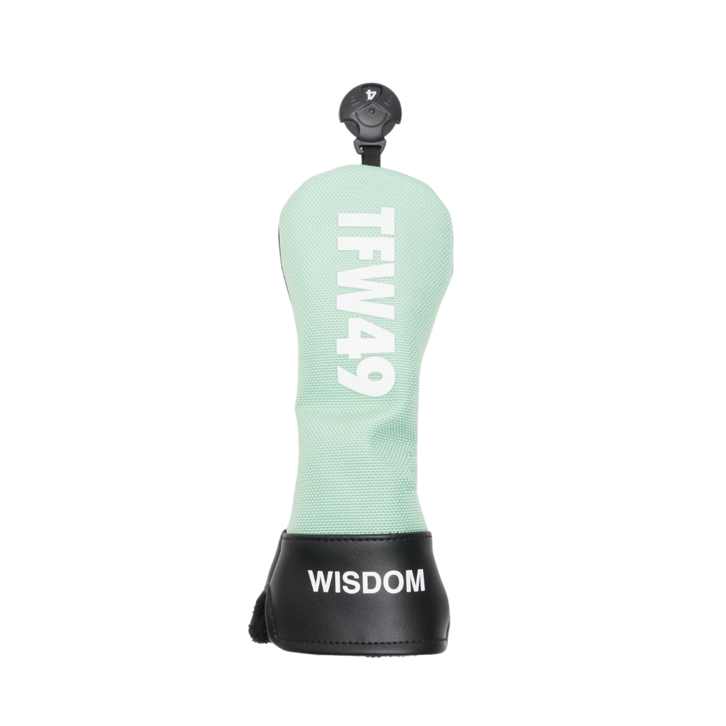 【TFW49】NYLON HEAD COVER UT ユーティリティ用 ヘッドカバー MINTxBLACK (TFW-T132610021)