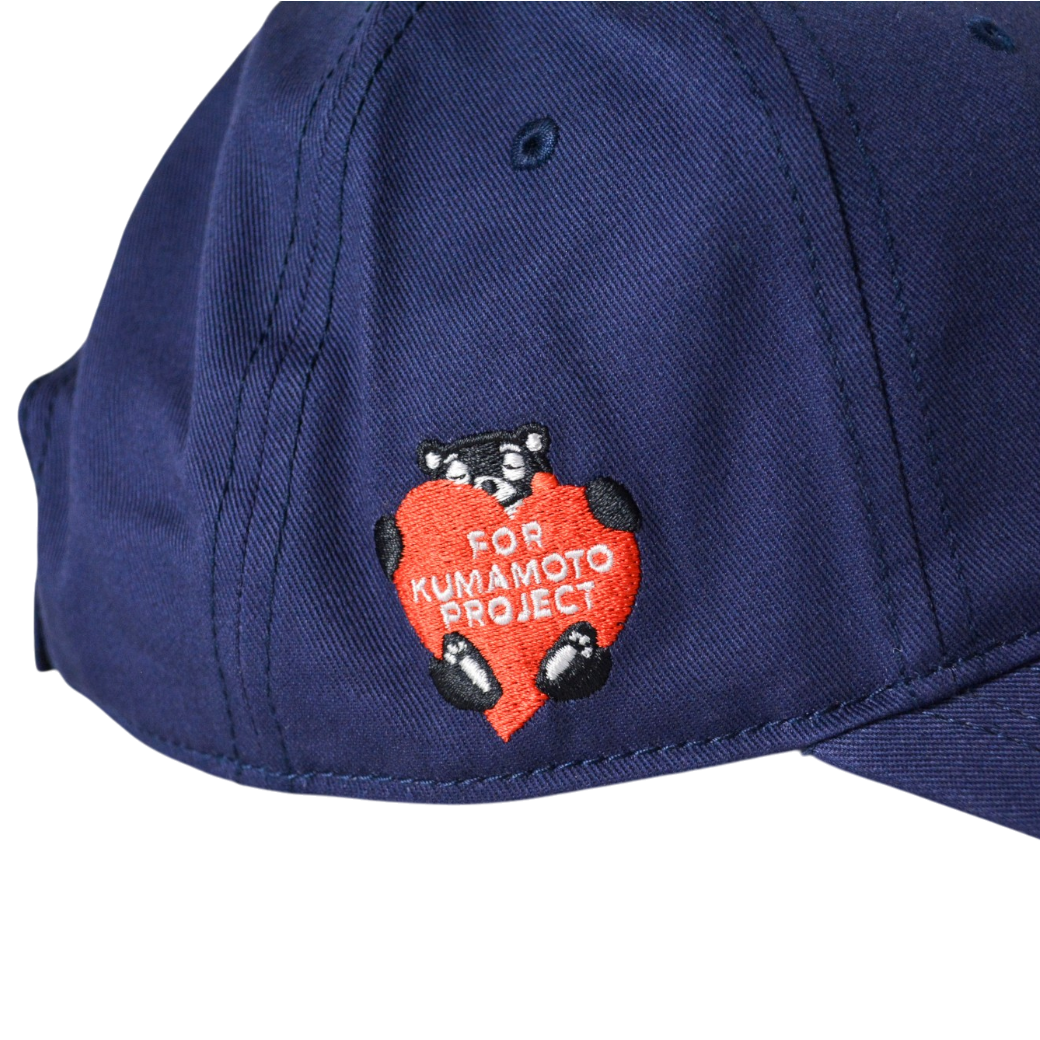 【熊本復興支援】ZEMEX×くまモン コラボレーション キャップ NAVY(XEM-CAPKUMA)