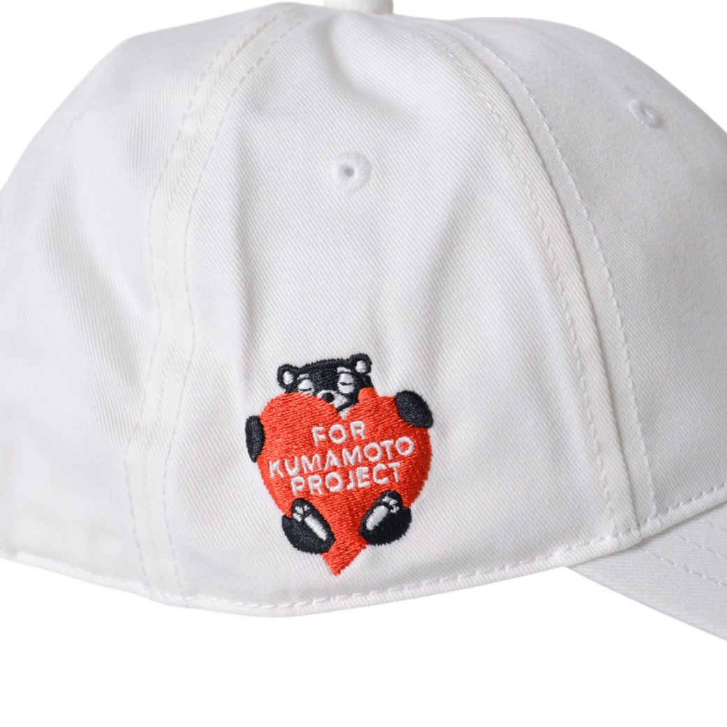 【熊本復興支援】ZEMEX×くまモン コラボレーション キャップ WHITE(XEM-CAPKUMA)