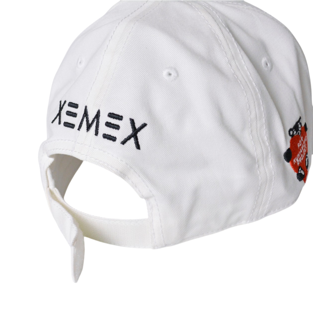 【熊本復興支援】ZEMEX×くまモン コラボレーション キャップ WHITE(XEM-CAPKUMA)