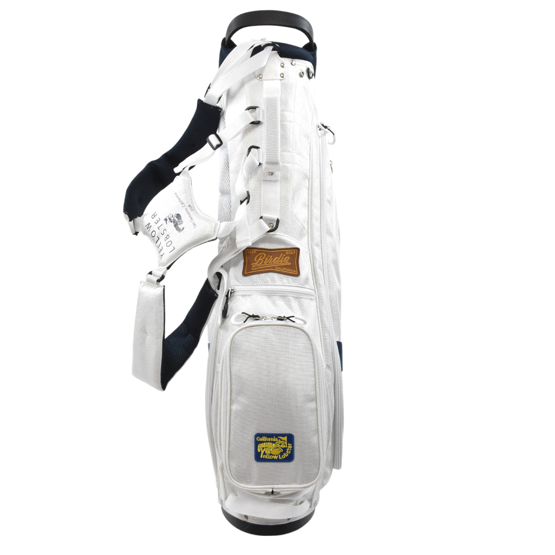 【数量限定再販】イエローロブスター Yellow Lobster スタンド式キャディバッグ ホワイト Newport White (YL-CBSM002T-NW)